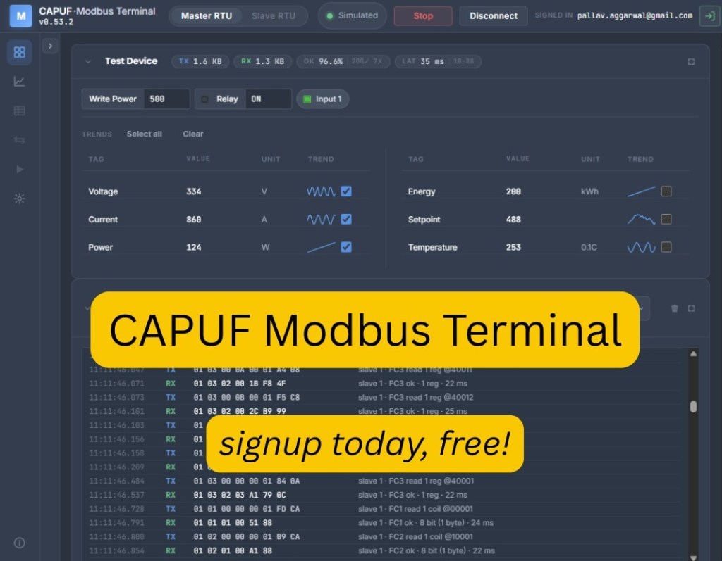 CAPUF-Modbus-Terminal